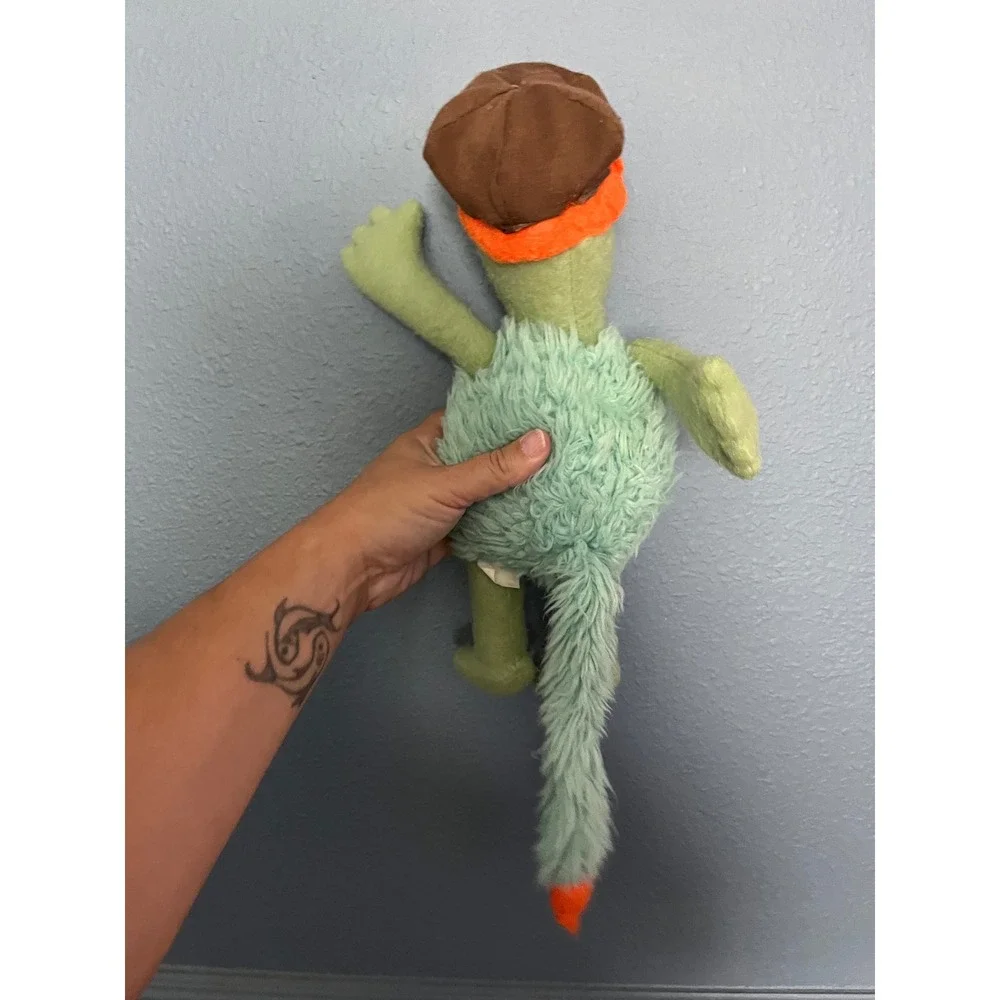 Vintage Jim Henson Muppets Wembley Fraggle Rock Plush Toy Green Shaggy‎ 12 Inch